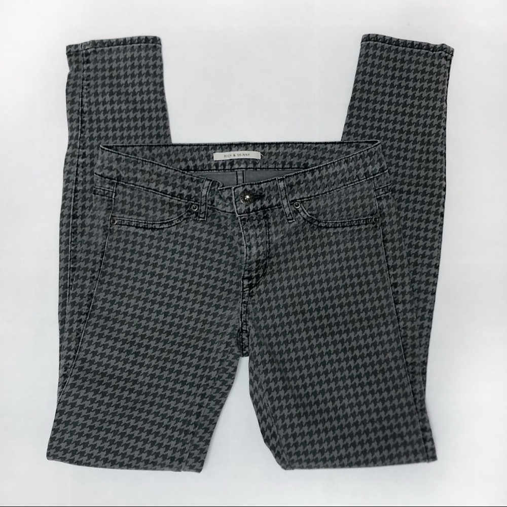 Jeans 27 Women's Herringbone Skinny Ankle